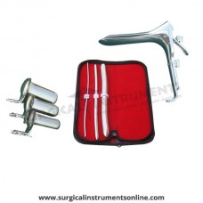 Hegar uterine dilator 3 pieces set,3-4, 7-8, 15-16, grave large, collin 3pcs